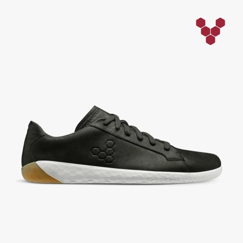 Vivobarefoot Geo Court II Svart Joggesko Dame [4-TMSW]